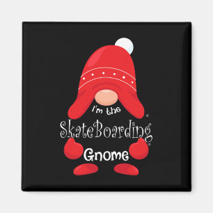 I'm The Skateboarding Gnome Family Matching Group Magnet