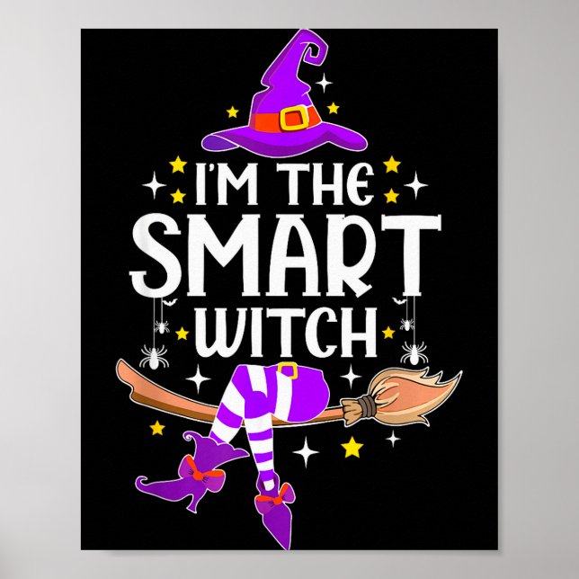 I'm The Smart Witch Halloween Matching Group Costu Poster (Front)