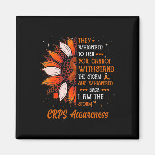 I'm The Storm Crps Awareness Month Warrior Orange  Magnet
