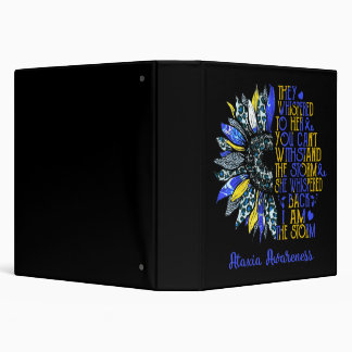 I'm The Storm Sunflower Leopard Ataxia Warrior Sur Binder