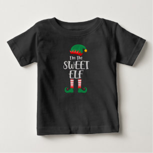Im The Sweet Elf Matching Christmas Baby T-Shirt
