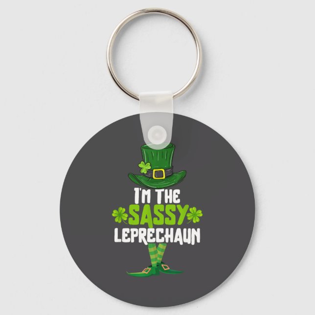 I'm The Sy Leprechaun Matching St Patrick's Day Co Keychain (Front)