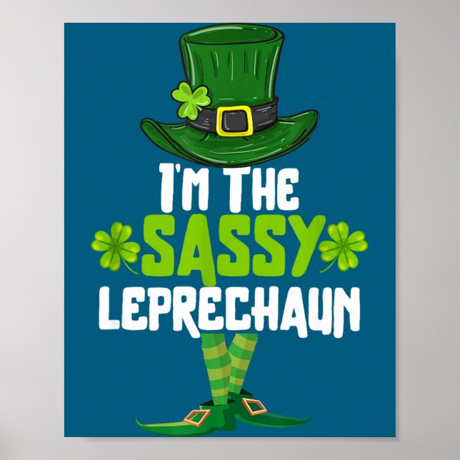 I'm The Sy Leprechaun Matching St Patrick's Day Co Poster (Front)
