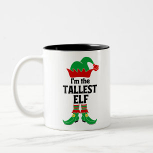 I'm The Tallest Elf Two-Tone Coffee Mug