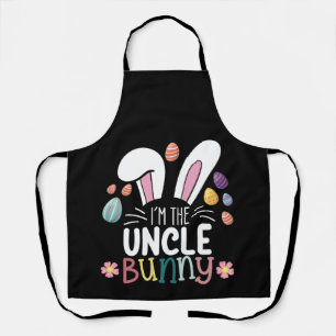 I'm The Uncle Bunny Easter Family Matching Apron