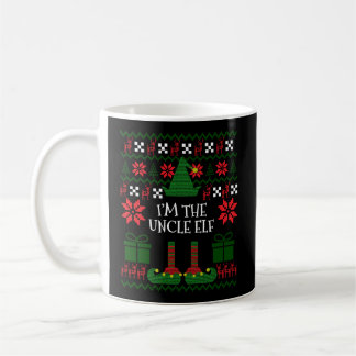 I'M The Uncle Elf Matching Family Group Ugly Chris Coffee Mug