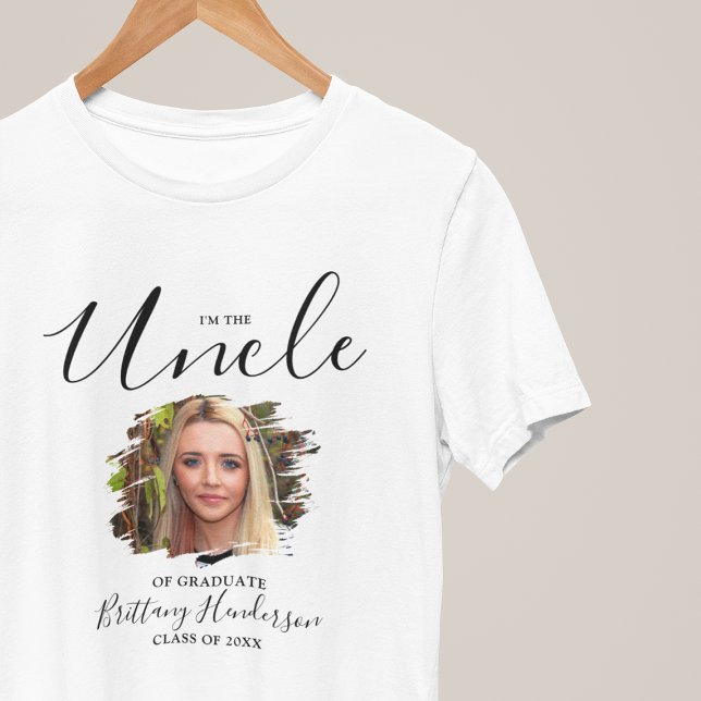 I'm The Uncle | Graduate Photo T-Shirt (Creator Uploaded)