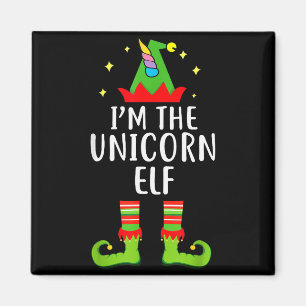 I'm The Unicorn Elf Matching Family Group Christma Magnet