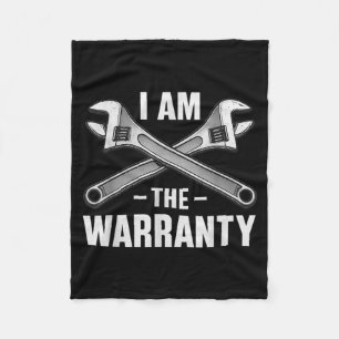 I'm The Warranty Auto Mechanic  Fleece Blanket
