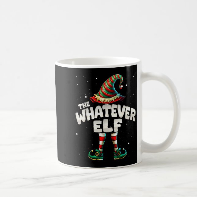 I'm The Whatever Elf Family Matching Group Christm Coffee Mug (Right)