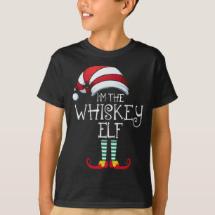 I'm The Whiskey Elf Family Matching Christmas Gift T-Shirt