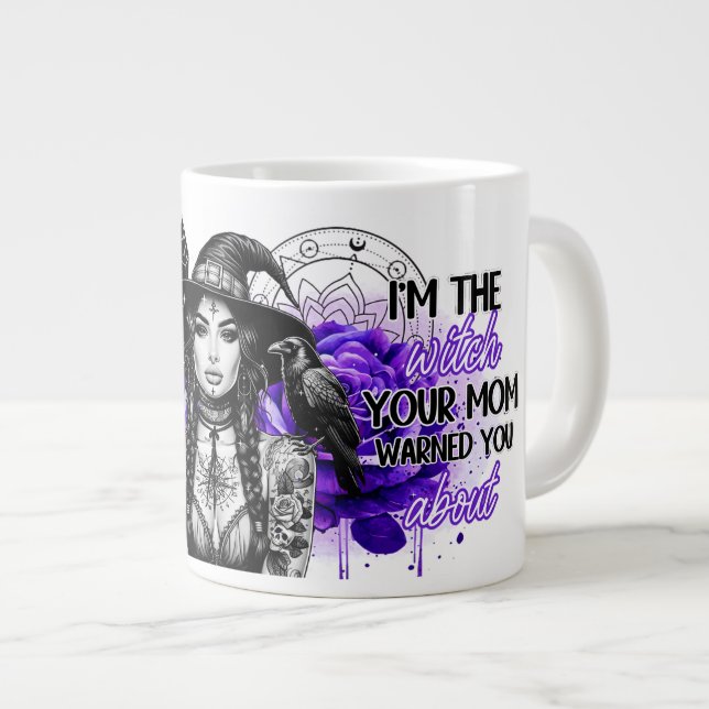 I'm the Witch  Large Coffee Mug (Front Right)