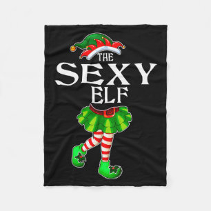 I'm The Y Elf Christmas Matching Family Group Funn Fleece Blanket
