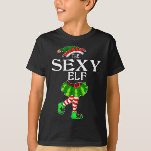 I'm The Y Elf Christmas Matching Family Group Funn T-Shirt