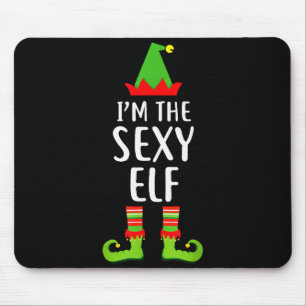 I'm The Y Elf Matching Family Group Christmas T Sh Mouse Pad