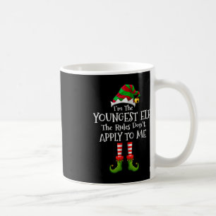 I'm The Youngest Elf Rules Don't Apply To Me Match Coffee Mug