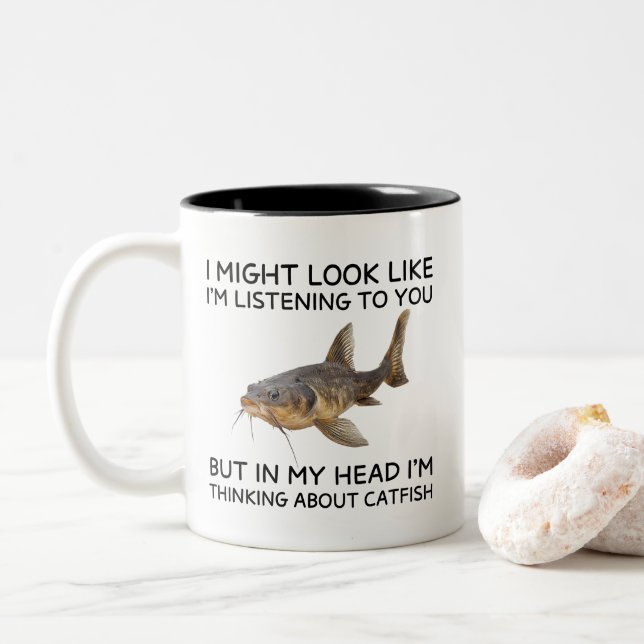  I'm thinking about CATFISH Two-Tone Coffee Mug (With Donut)