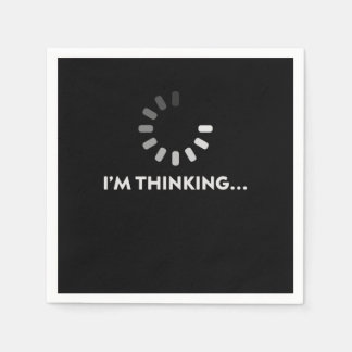 Im Thinking Programmer Coder Developer PC Gift Napkin