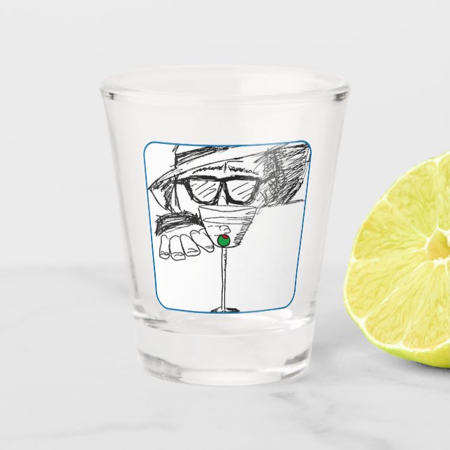 "I'm Thirsty" Happy Hour Shot Glass (Front)