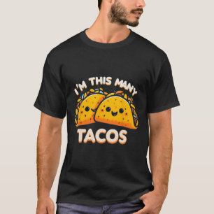 I'm This Many Tacos Second Birthday Twosday Cinco  T-Shirt