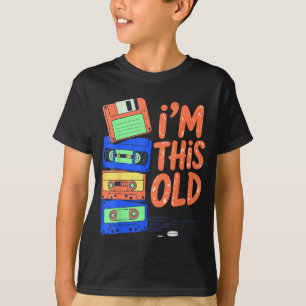 I'm This Old Funny Retro Floppy Cette Design Vinta T-Shirt