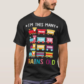 I'm This Trains Old For Train Lover Vintage  T-Shirt