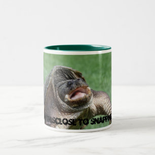 I'm thisclose to snapping! Two-Tone coffee mug