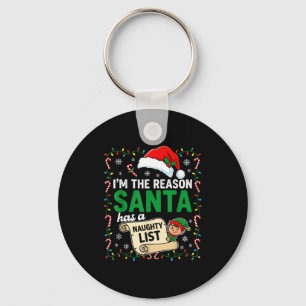 I'm Trying To Feel Merry And Bright Xmas Matching  Keychain