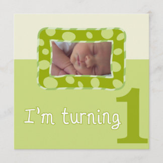 I'm Turning One Birthday Party Invitation