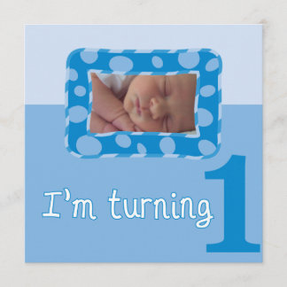 I'm Turning One Birthday Party Invitation
