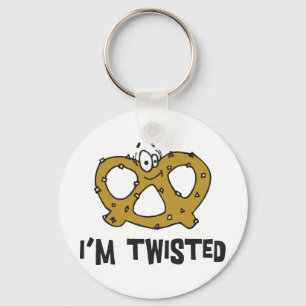 I'm Twisted Pretzel Keychain