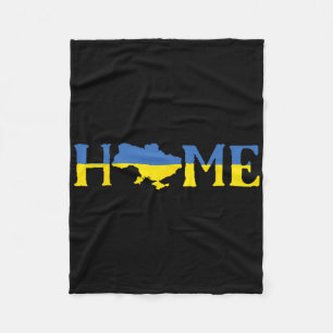 I'm Ukrainian Ukraine Is My Home Support Ukraine S Fleece Blanket