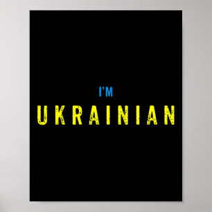 I'm Ukrainian Vintage Ukraine  Poster