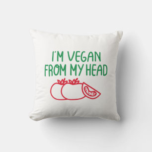 I'm Vegan Throw Pillow