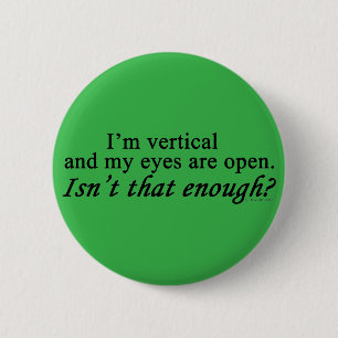 I'm Vertical 2 Inch Round Button