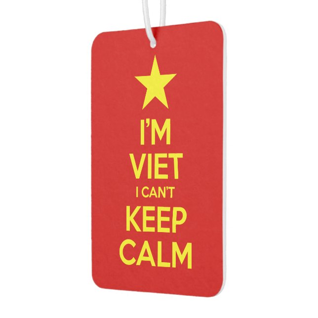 I'm Viet I Can't Keep Calm Air Freshener (Left)