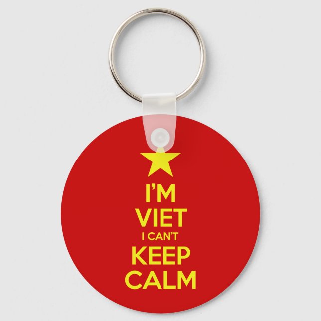 I'm Viet I Can't Keep Calm Keychain (Front)