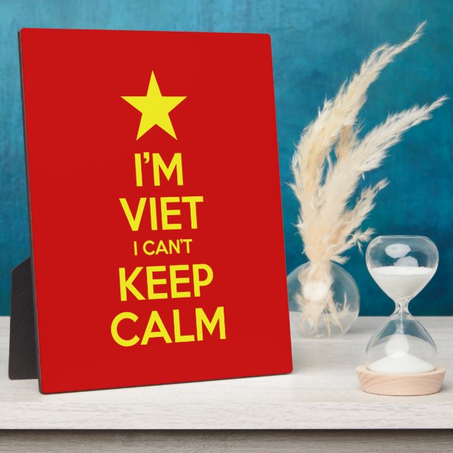 I'm Viet I Can't Keep Calm Plaque (Side)