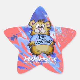I'm Vortexy Abrahamster Star Star Sticker