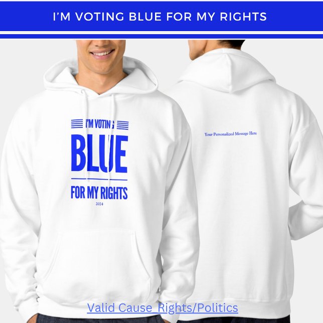 I'm Voting Blue Democrat Hoodie (Creator Uploaded)