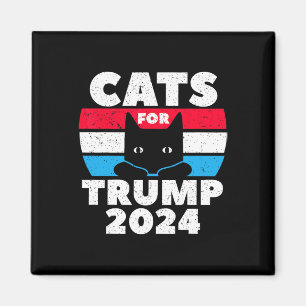 I'm Voting Cats For Trump 2024 Election Debate Magnet