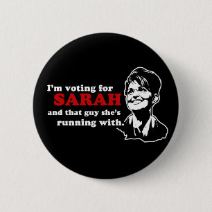 I'm voting for Sarah button