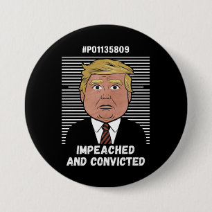 I'm Voting For The Convicted Felon Pro Trump 2024 3 Inch Round Button