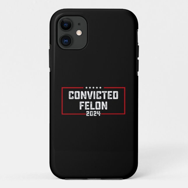I'm Voting For The Convicted Felon Pro Trump 2024 Case-Mate iPhone Case (Back)