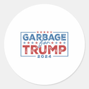 I'm Voting For Trump Vance Outlaw Hillbilly  Classic Round Sticker