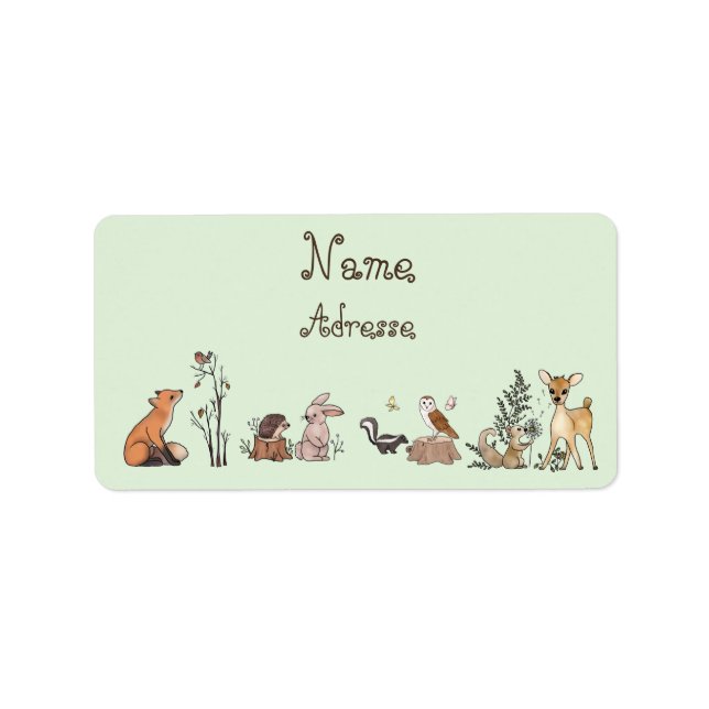 Im Wald  Label (Front)