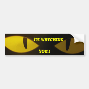 I'm Watching, You!! Bumper Sticker