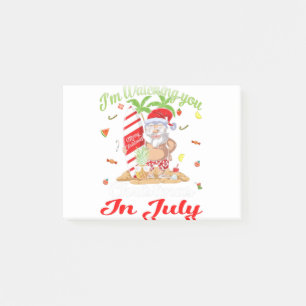 I'm Watching You Santa Christmas In July Tank Top Post-it Notes