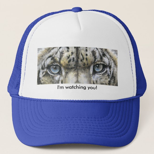 I'm watching you! trucker hat (Front)
