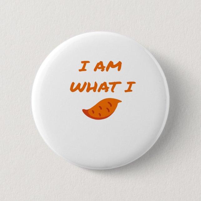 I'm What I Yam Classic 2 Inch Round Button (Front)